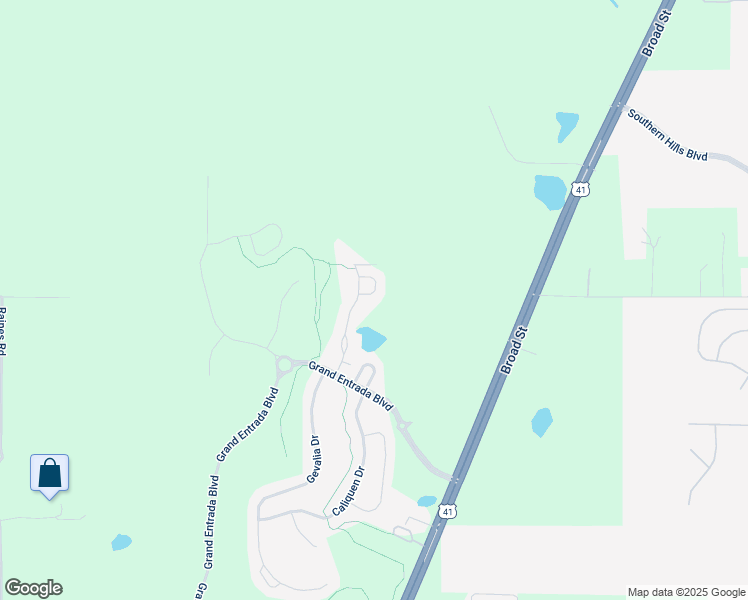 map of restaurants, bars, coffee shops, grocery stores, and more near 5194 Esplande Court in Brooksville