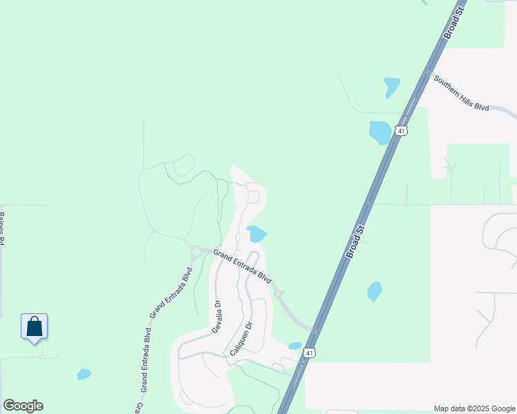 map of restaurants, bars, coffee shops, grocery stores, and more near 5194 Esplande Court in Brooksville