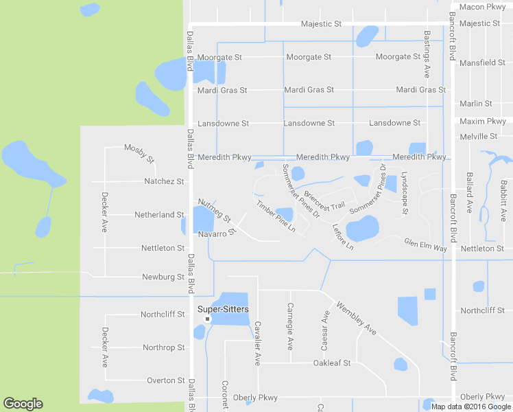 map of restaurants, bars, coffee shops, grocery stores, and more near 19220 Timber Pine Lane in Orlando