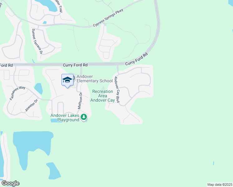 map of restaurants, bars, coffee shops, grocery stores, and more near 4029 Andover Cay Boulevard in Orlando