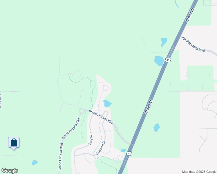 map of restaurants, bars, coffee shops, grocery stores, and more near 5225 Esplande Court in Brooksville