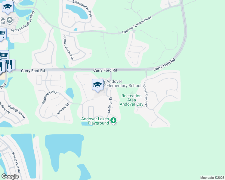 map of restaurants, bars, coffee shops, grocery stores, and more near 3133 Mattson Drive in Orlando