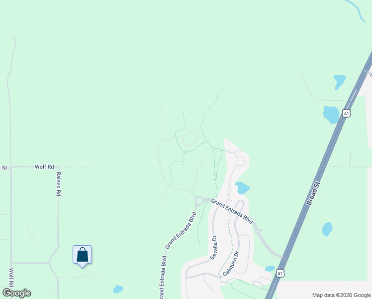 map of restaurants, bars, coffee shops, grocery stores, and more near 17815 Garsalaso Circle in Brooksville