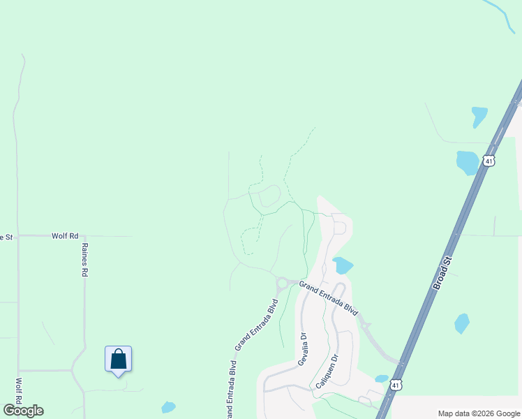 map of restaurants, bars, coffee shops, grocery stores, and more near 17815 Garsalaso Circle in Brooksville