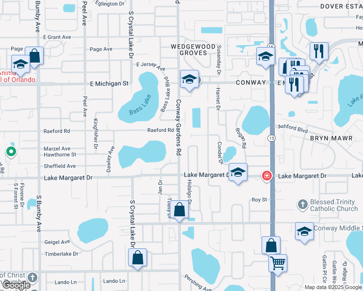 2907 Conway Gardens Road, Conway FL Walk Score