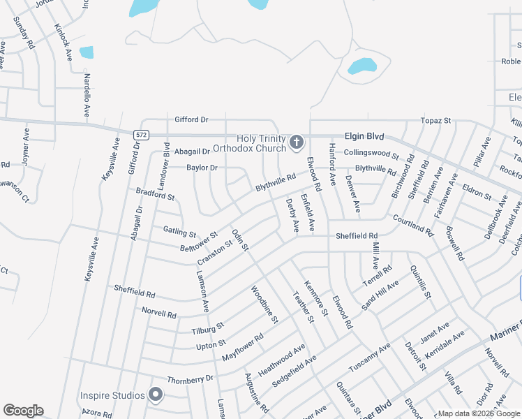 map of restaurants, bars, coffee shops, grocery stores, and more near 5255 Harbinger Road in Spring Hill