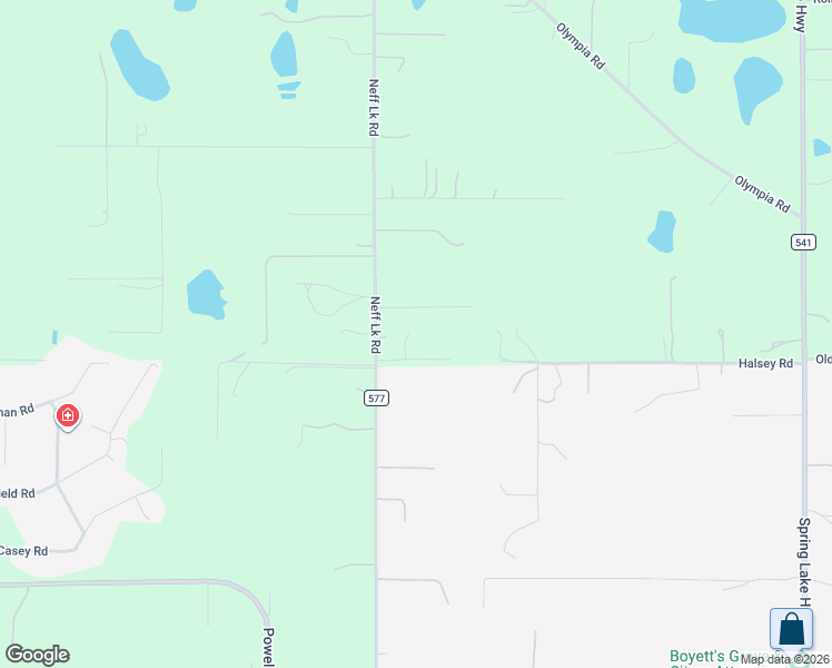 map of restaurants, bars, coffee shops, grocery stores, and more near 5248 Neff Lake Road in Brooksville
