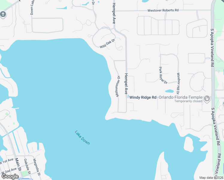 map of restaurants, bars, coffee shops, grocery stores, and more near 2824 Midsummer Drive in Windermere