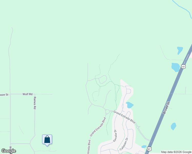 map of restaurants, bars, coffee shops, grocery stores, and more near Garsalaso Circle in Brooksville