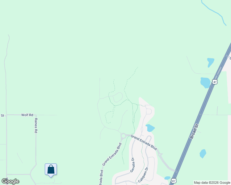 map of restaurants, bars, coffee shops, grocery stores, and more near Garsalaso Circle in Brooksville