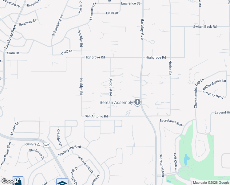 map of restaurants, bars, coffee shops, grocery stores, and more near 5280 Golddust Road in Spring Hill
