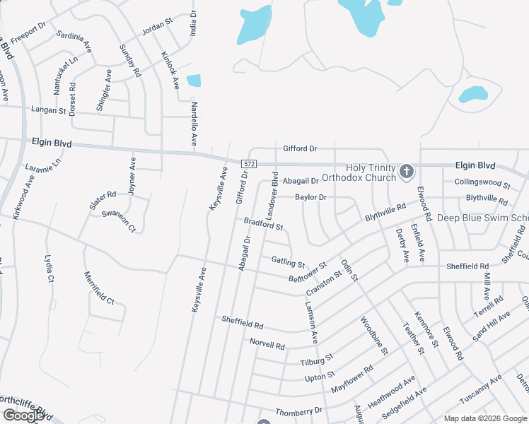 map of restaurants, bars, coffee shops, grocery stores, and more near 2022 Landover Boulevard in Spring Hill