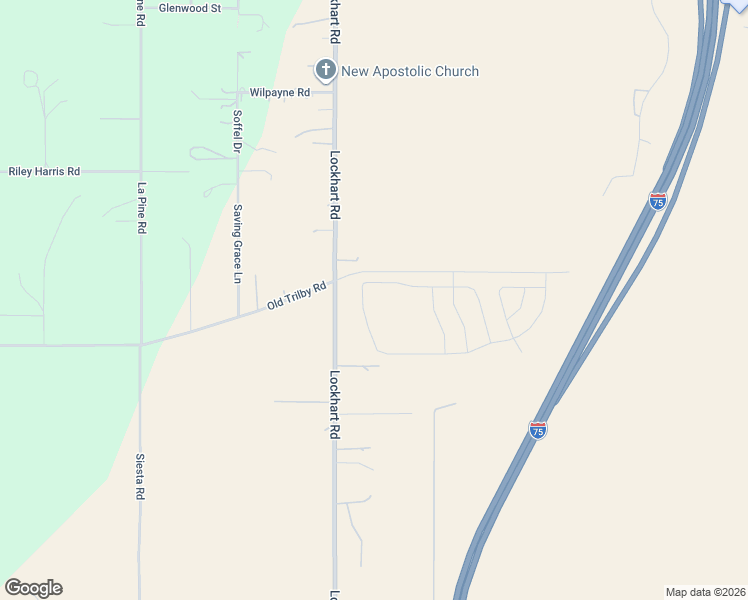 map of restaurants, bars, coffee shops, grocery stores, and more near 5360 Lockhart Road in Brooksville