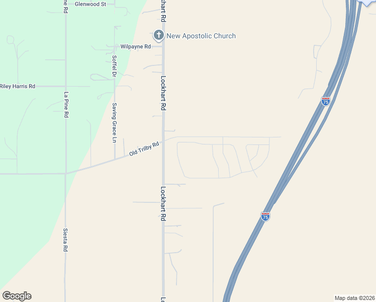 map of restaurants, bars, coffee shops, grocery stores, and more near 5360 Lockhart Road in Brooksville