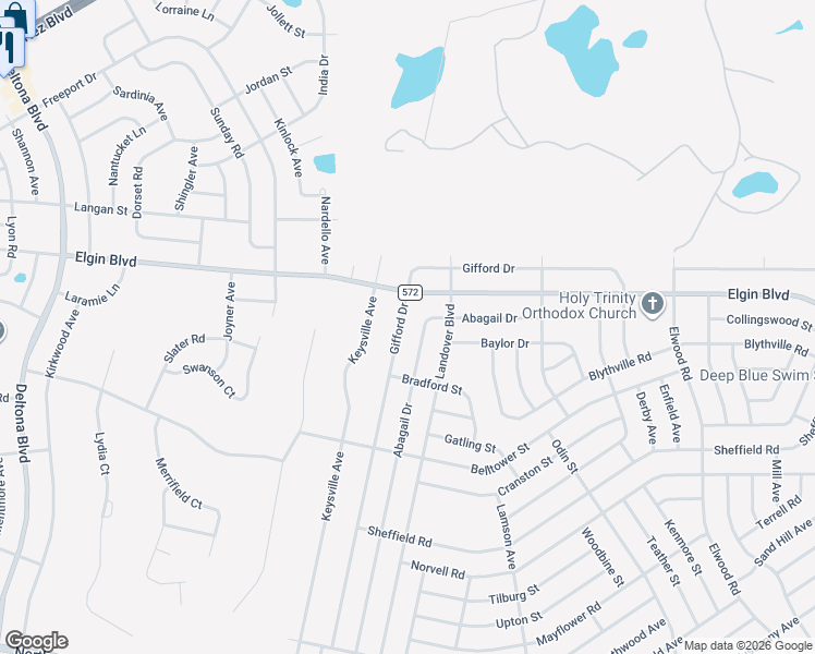 map of restaurants, bars, coffee shops, grocery stores, and more near 5403 Abagail Drive in Spring Hill