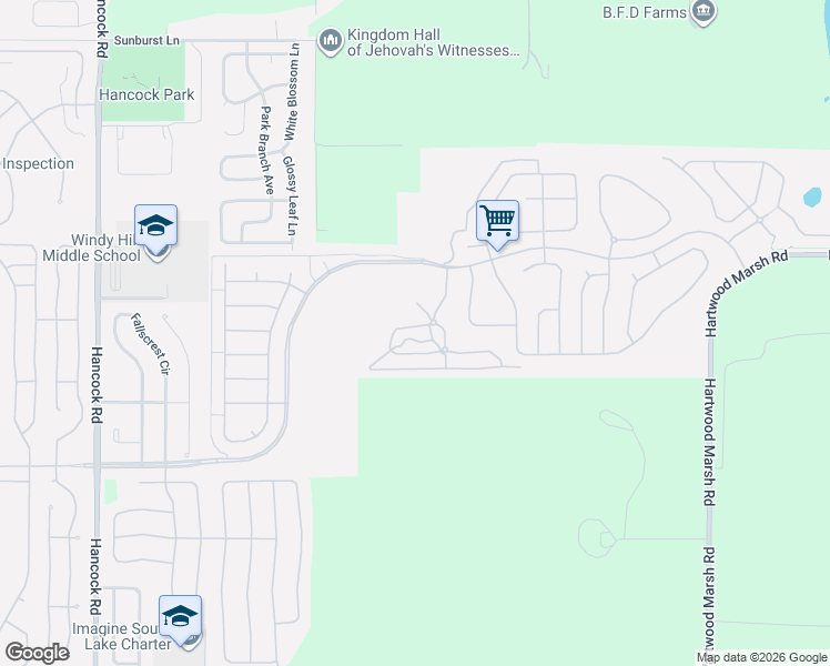 map of restaurants, bars, coffee shops, grocery stores, and more near 3612 Solana Circle in Clermont