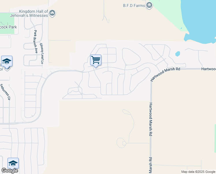 map of restaurants, bars, coffee shops, grocery stores, and more near 3721 Marigot Way in Clermont