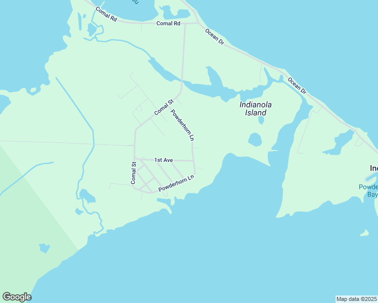 map of restaurants, bars, coffee shops, grocery stores, and more near 302 Powderhorn Lane in Port Lavaca