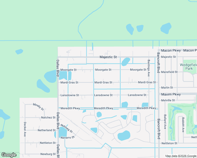 map of restaurants, bars, coffee shops, grocery stores, and more near 19409 Mardi Gras Street in Orlando