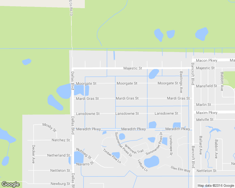 map of restaurants, bars, coffee shops, grocery stores, and more near 19409 Mardi Gras Street in Orlando