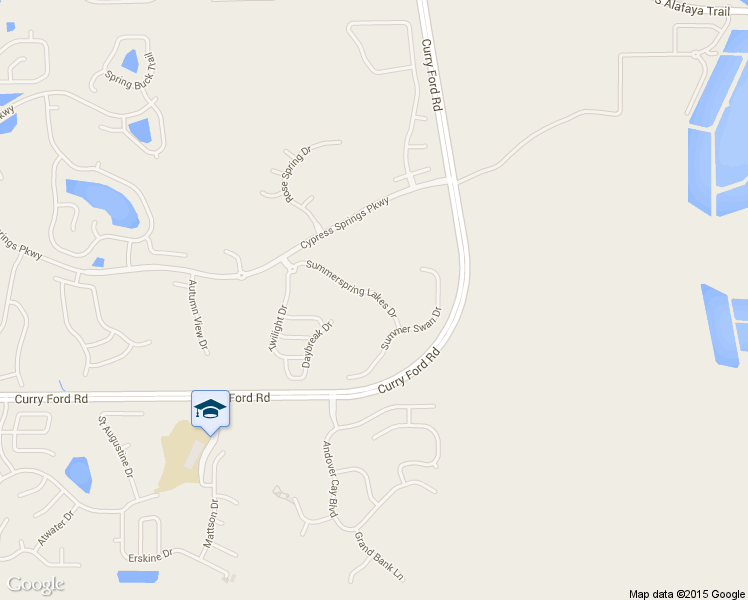 map of restaurants, bars, coffee shops, grocery stores, and more near 12004 Summerspring Lakes Drive in Orlando