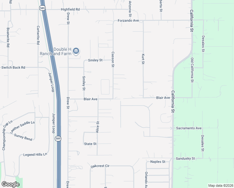 map of restaurants, bars, coffee shops, grocery stores, and more near 15423 Blair Avenue in Brooksville