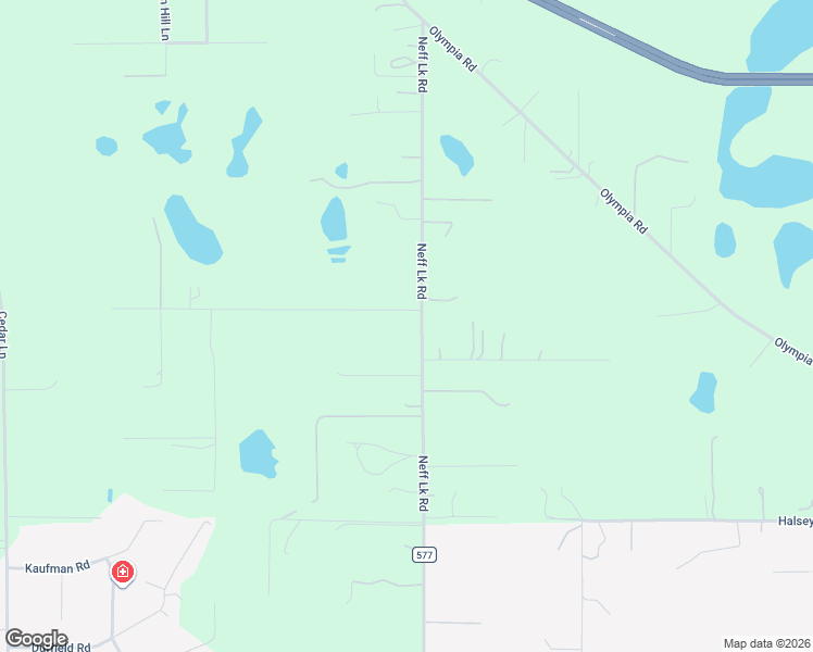 map of restaurants, bars, coffee shops, grocery stores, and more near 5483 Neff Lake Road in Brooksville