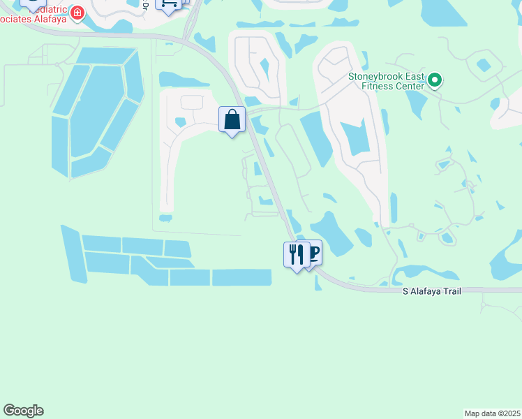 map of restaurants, bars, coffee shops, grocery stores, and more near 2249 Saw Palmetto Lane in Orlando