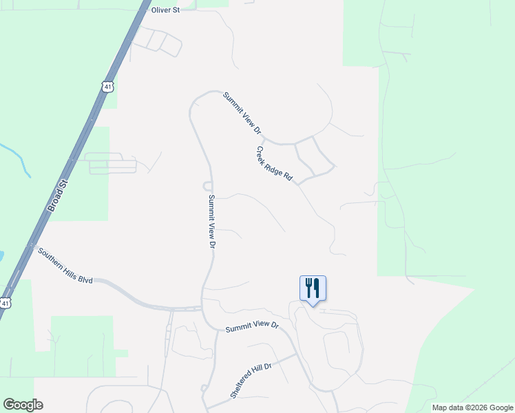 map of restaurants, bars, coffee shops, grocery stores, and more near 19593 Sterling Bluff Way in Brooksville