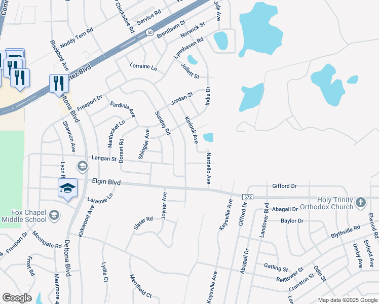 map of restaurants, bars, coffee shops, grocery stores, and more near 6607 Freeport Drive in Spring Hill
