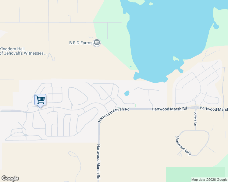 map of restaurants, bars, coffee shops, grocery stores, and more near 3623 Kinley Brooke Lane in Clermont