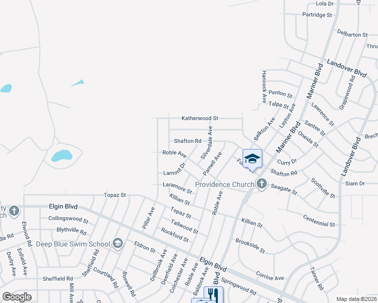 map of restaurants, bars, coffee shops, grocery stores, and more near 12193 Lamont Drive in Spring Hill