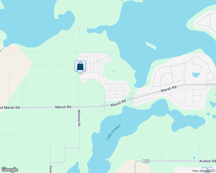 map of restaurants, bars, coffee shops, grocery stores, and more near 1541 Bayfront Park Alley in Winter Garden