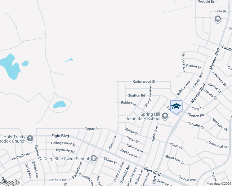 map of restaurants, bars, coffee shops, grocery stores, and more near 5651 Pillar Avenue in Spring Hill