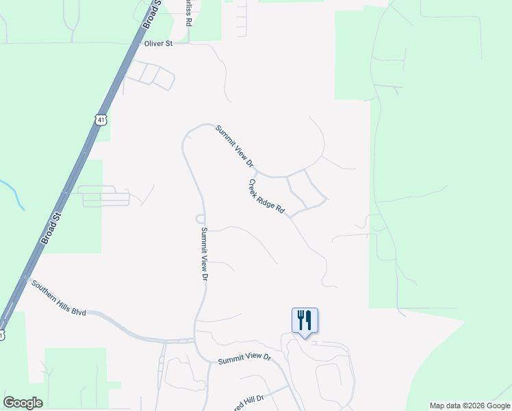 map of restaurants, bars, coffee shops, grocery stores, and more near 5963 Creek Ridge Road in Brooksville