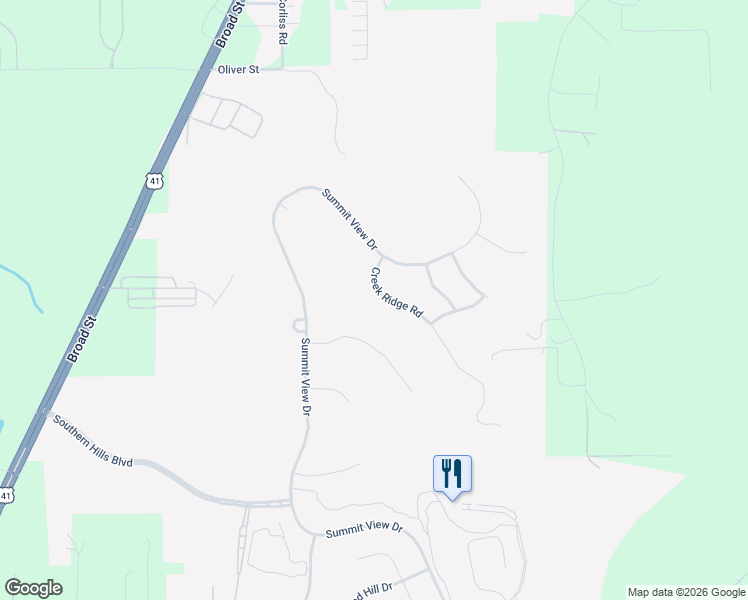 map of restaurants, bars, coffee shops, grocery stores, and more near 5963 Creek Ridge Road in Brooksville