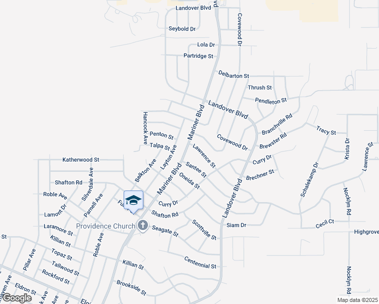 map of restaurants, bars, coffee shops, grocery stores, and more near 6240 Mariner Boulevard in Spring Hill
