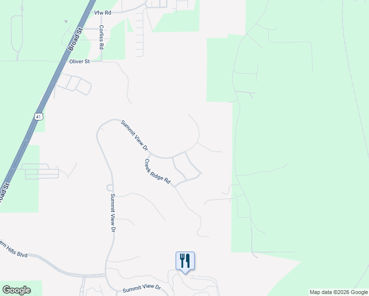 map of restaurants, bars, coffee shops, grocery stores, and more near 6129 Evening Ray Drive in Brooksville