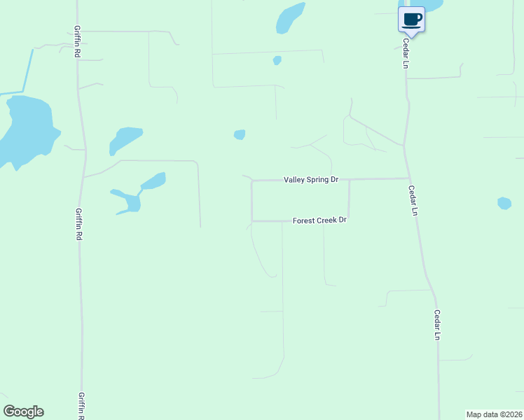 map of restaurants, bars, coffee shops, grocery stores, and more near 6003 Forest Creek Drive in Brooksville