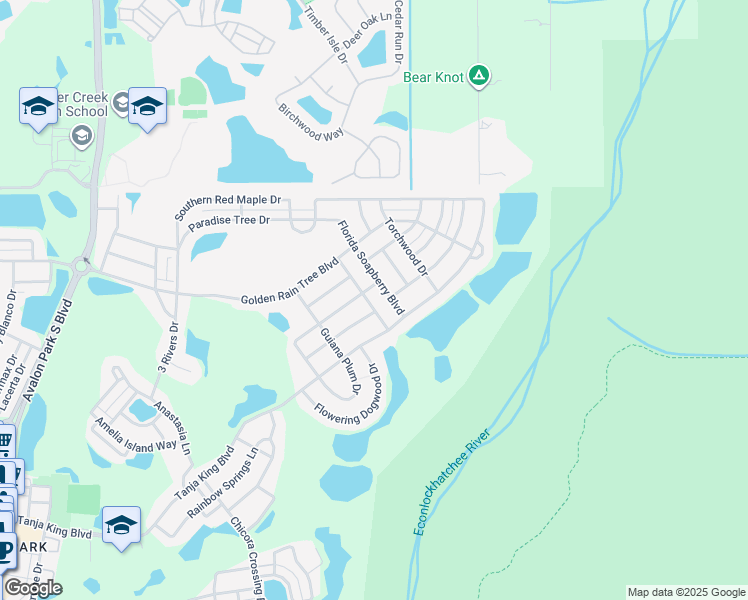 map of restaurants, bars, coffee shops, grocery stores, and more near 2223 Black Mangrove Drive in Orlando
