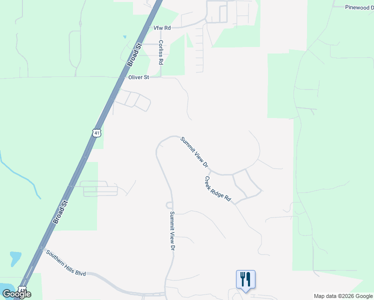 map of restaurants, bars, coffee shops, grocery stores, and more near 6436 Summit View Dr in Brooksville