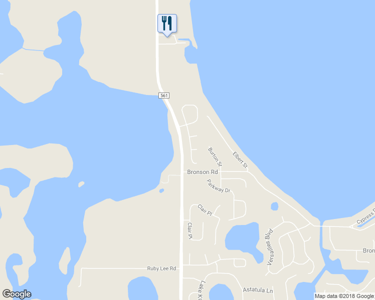 map of restaurants, bars, coffee shops, grocery stores, and more near 11951 Cypress Landing Avenue in Clermont