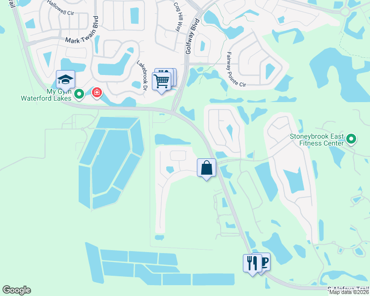 map of restaurants, bars, coffee shops, grocery stores, and more near 2286 Heathwood Circle in Orlando