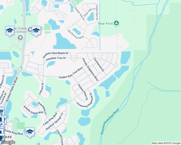 map of restaurants, bars, coffee shops, grocery stores, and more near 2168 Florida Soapberry Boulevard in Orlando