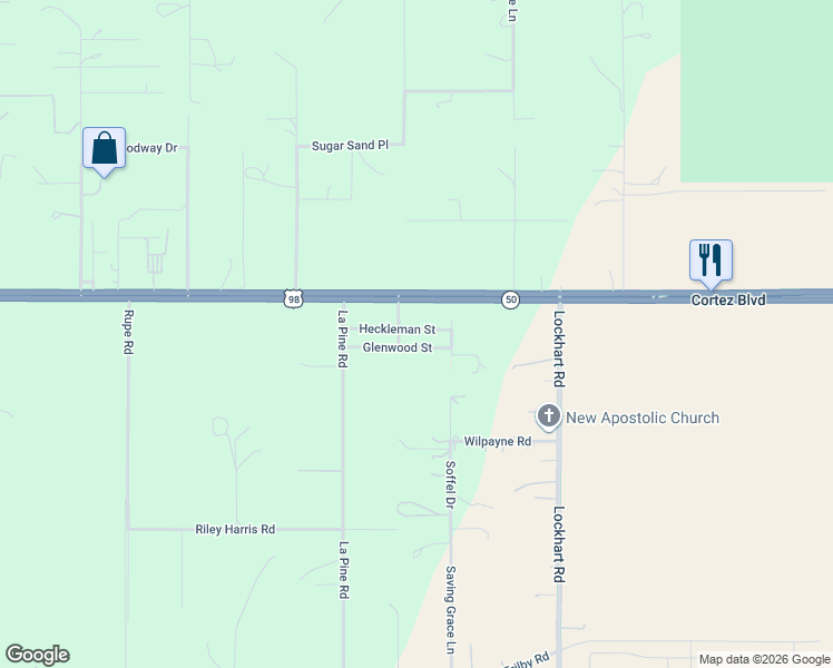map of restaurants, bars, coffee shops, grocery stores, and more near 29218 Heckleman Street in Brooksville