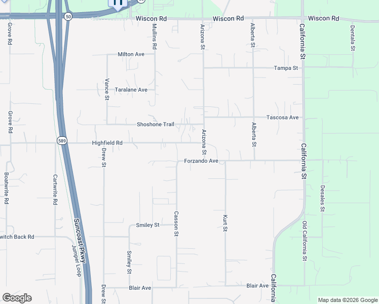 map of restaurants, bars, coffee shops, grocery stores, and more near 15458 Highfield Road in Brooksville
