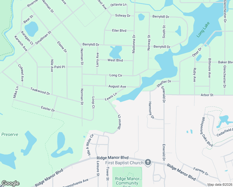 map of restaurants, bars, coffee shops, grocery stores, and more near 34006 August Avenue in Webster