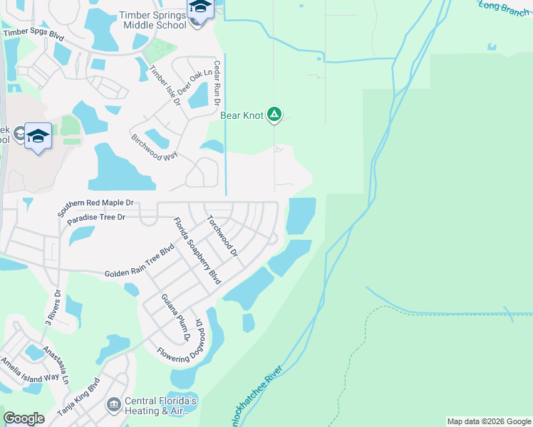 map of restaurants, bars, coffee shops, grocery stores, and more near 14852 Sweet Acacia Drive in Orlando