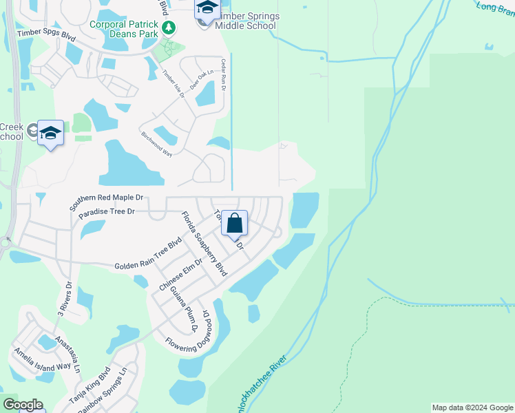 map of restaurants, bars, coffee shops, grocery stores, and more near 14838 Royal Poinciana Drive in Orlando