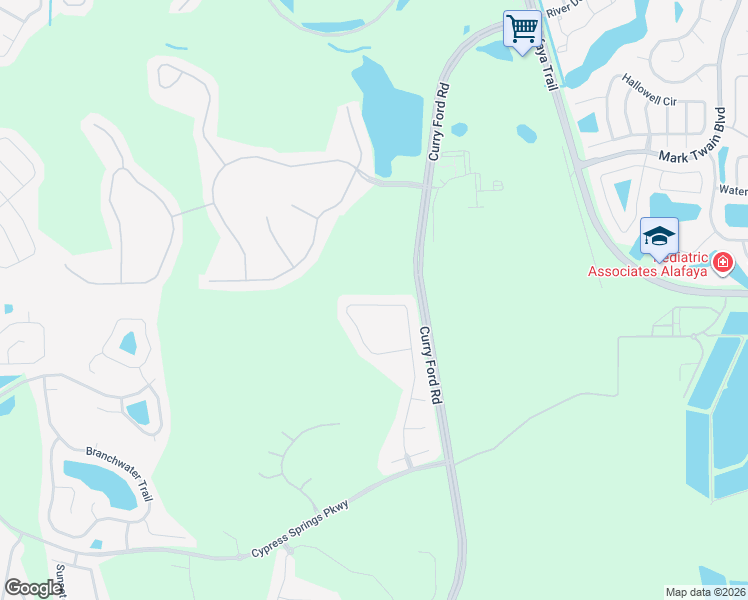 map of restaurants, bars, coffee shops, grocery stores, and more near 1545 Amaryllis Circle in Orlando